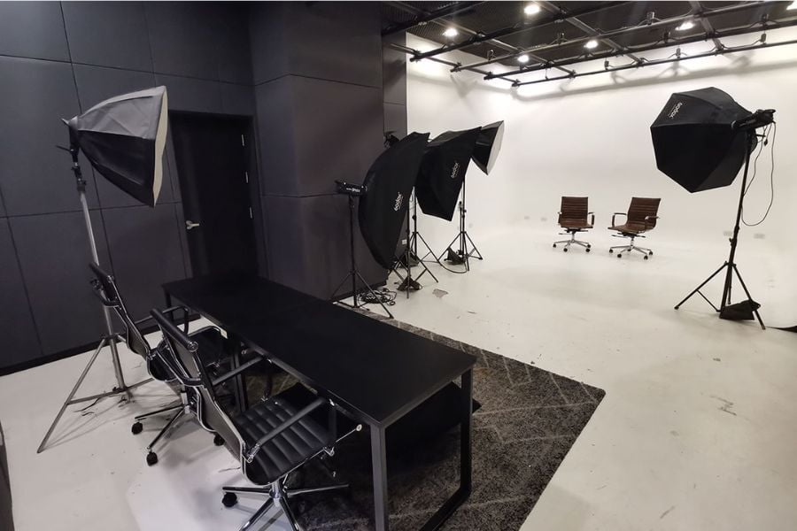 2. You can access the multimedia studio right in the building