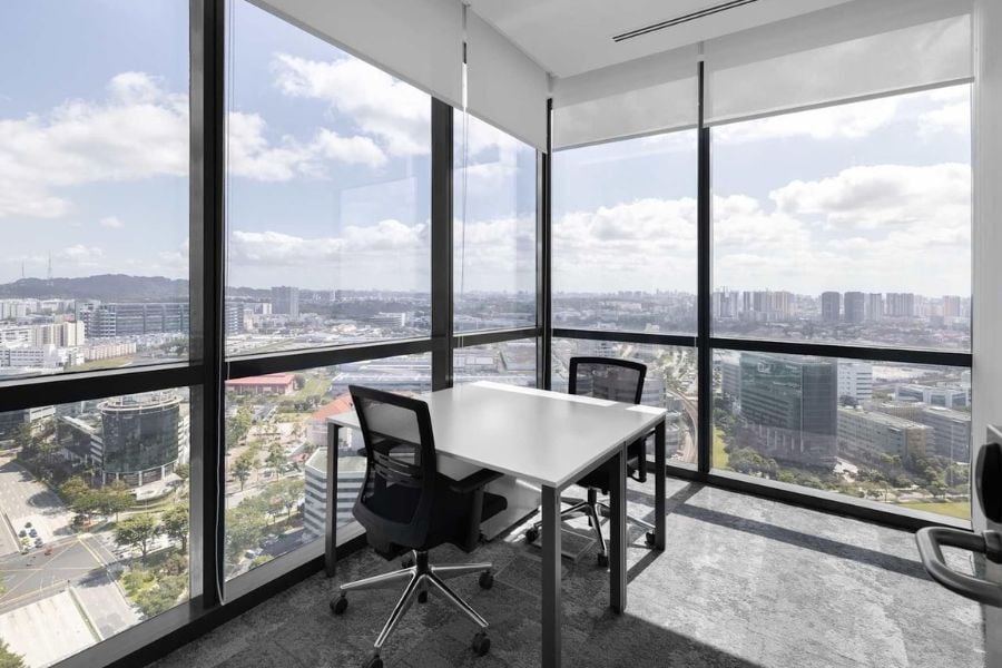3. Vision Exchange provides panoramic views of Singapore_s skyline