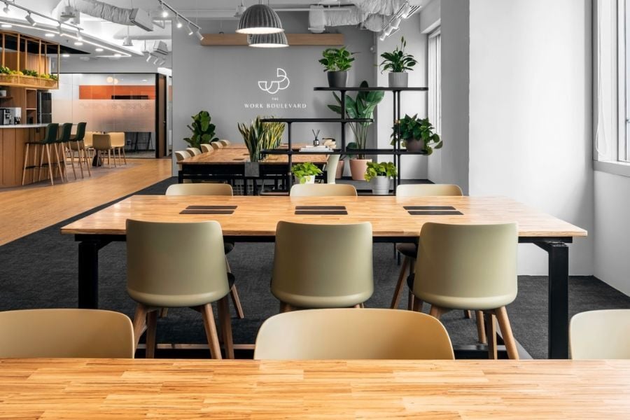 5. Workspace at Work Boulevard has a signature design