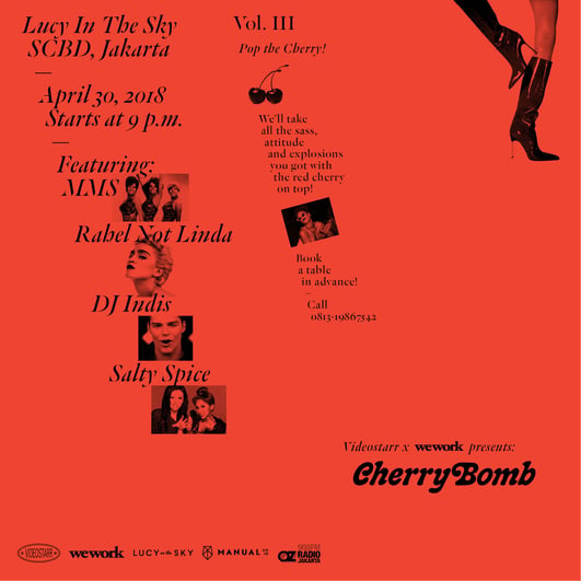 CherryBomb Vol 3-Flyer Jakarta