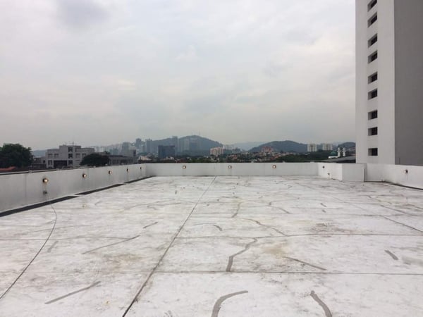 starry night rooftop event venue for christmas party