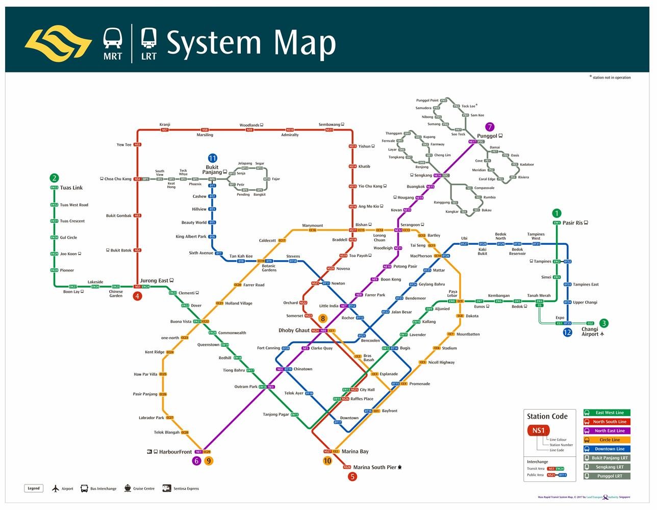 singapore mrt train system