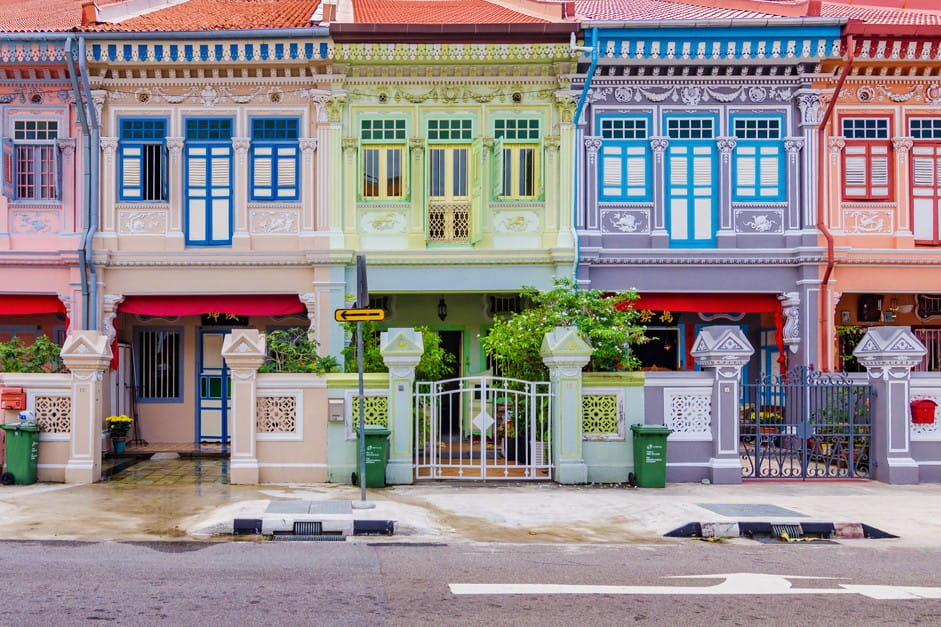 Shophouses in Singapore have roots dating back to the 1840s