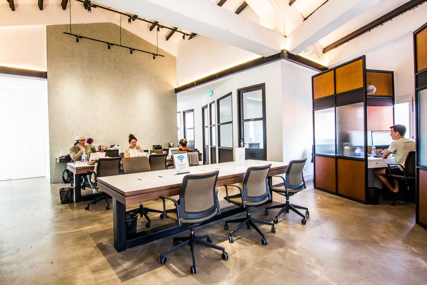 A closer look at Luxury High End Industrial Apartment Rentals With Private Office Space